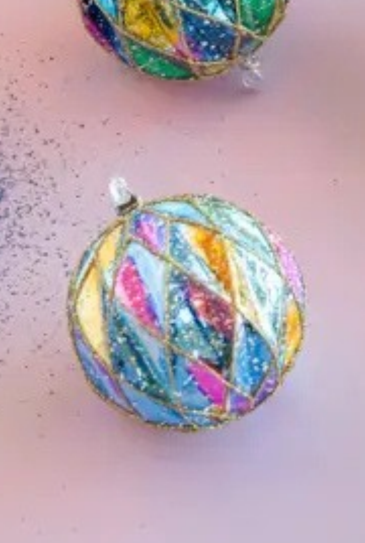 Galaxy Glass Ornament