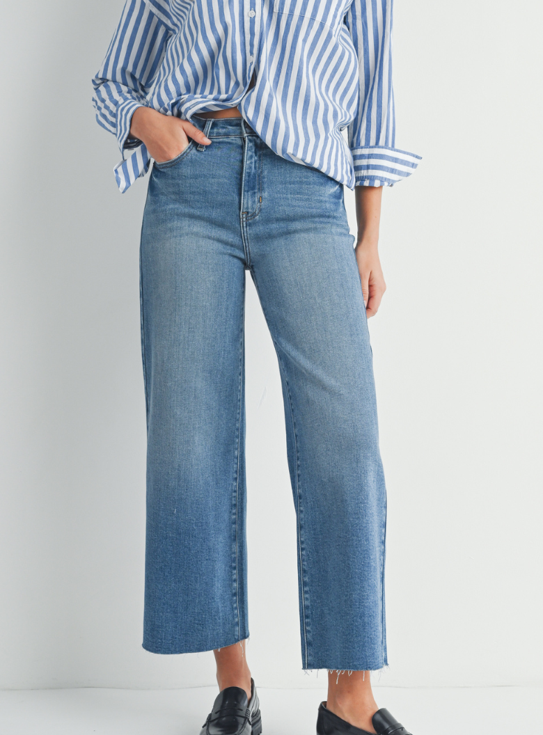 Scissor Cut Wide Leg