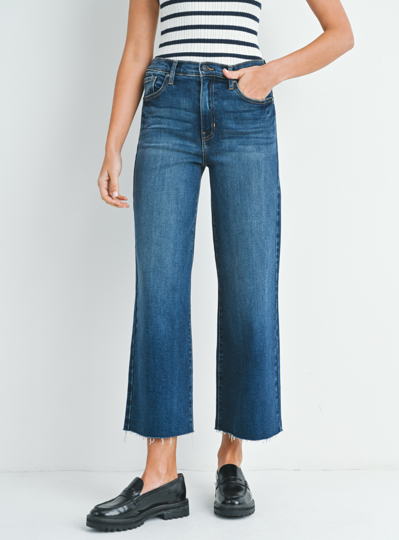 Scissor Cut Wide Leg