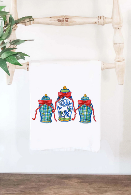 Happy by Rachel Christmas Towel