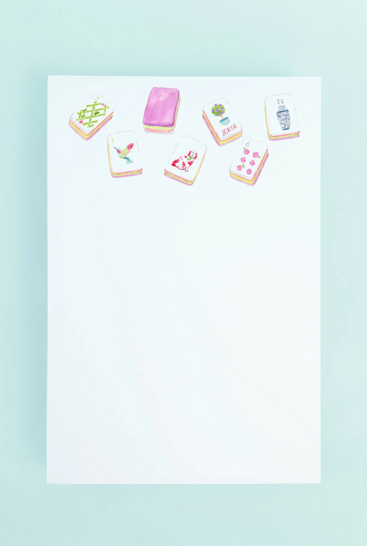 Large Mahjong Tiles Notepad