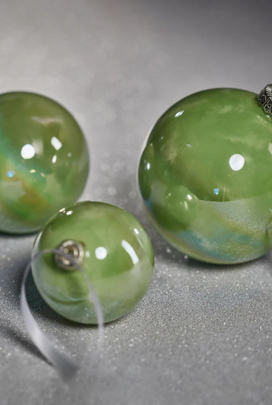 Solid Luster Glass Ornament