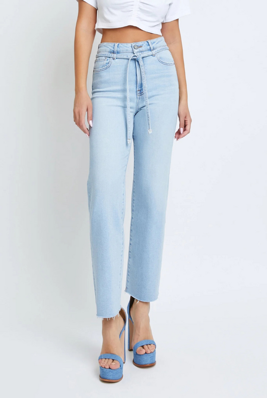 Ella Tie Waist Wide Leg