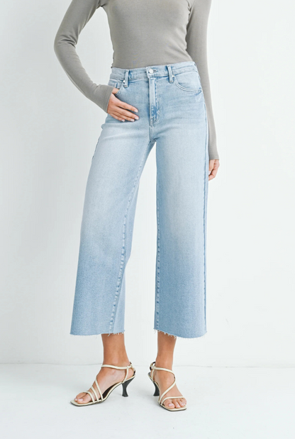 Scissor Cut Wide Leg