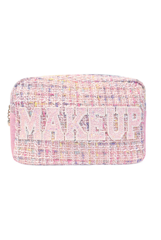Makeup Tweed Pouch