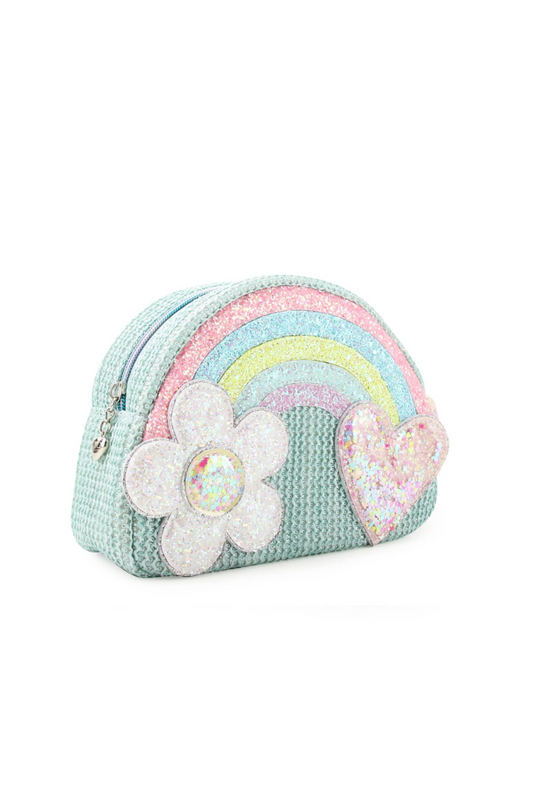 Rainbow Straw Cosmetic Pouch
