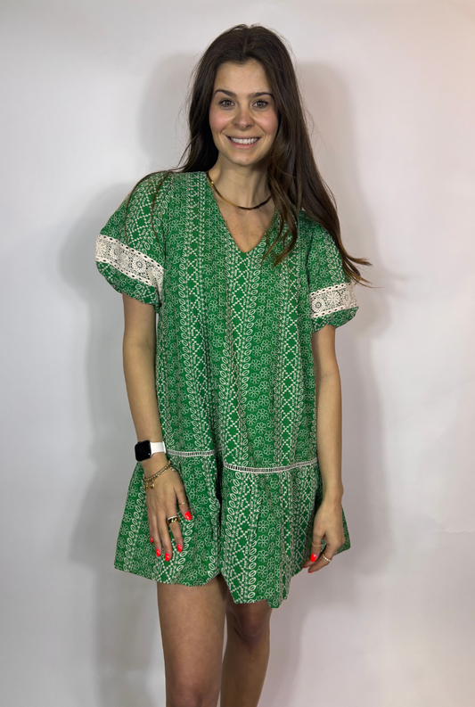 Green Bird Dress