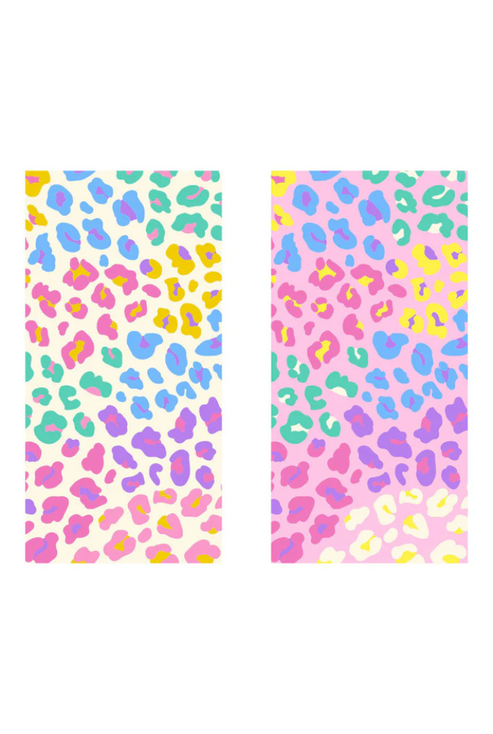 Multicolored Leopard Towel