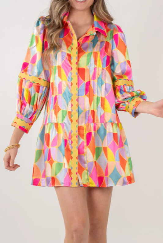 Delany Dress in Sunday Morning