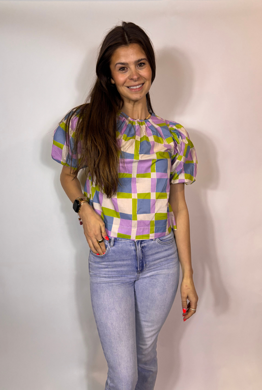 Easter Block Top