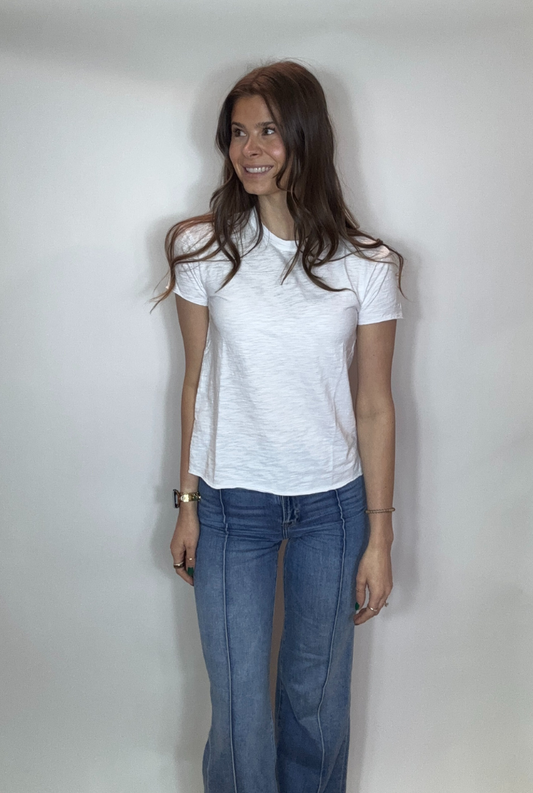Step Hem Crew Tee