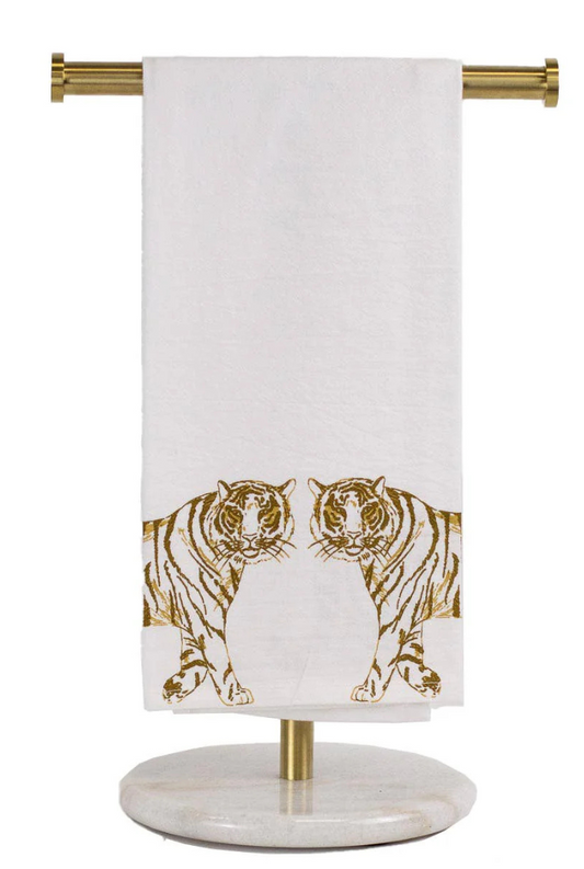 Tiger Walk Hand Towel