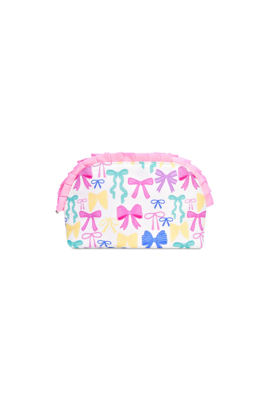 Pretty Bows Oval Cosmetic Bag