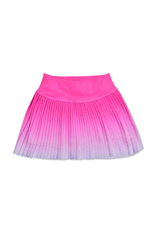 Girls Pink Lemonade Ombre Skort