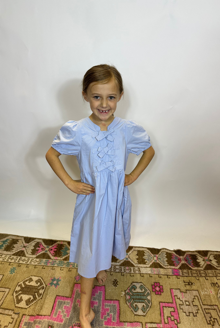 Blue Bow Dress