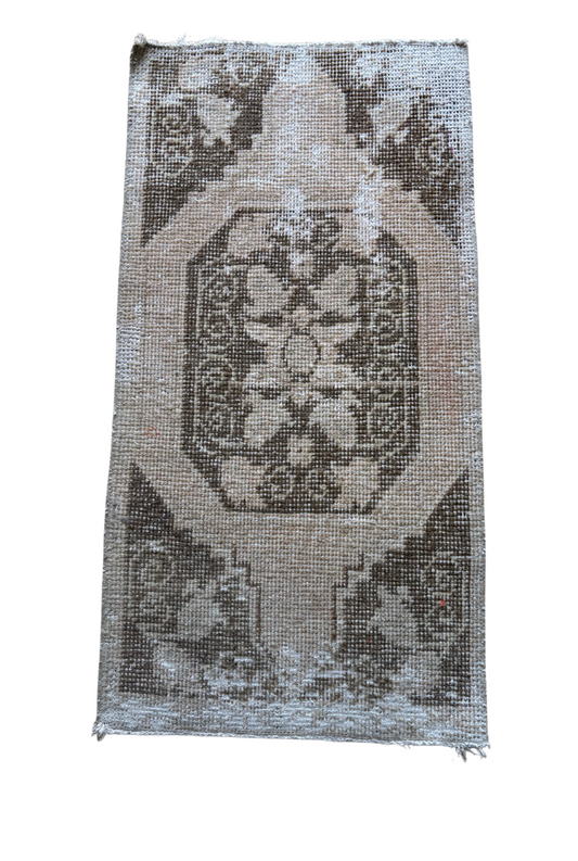 Turkish Mini Rug- Neutral