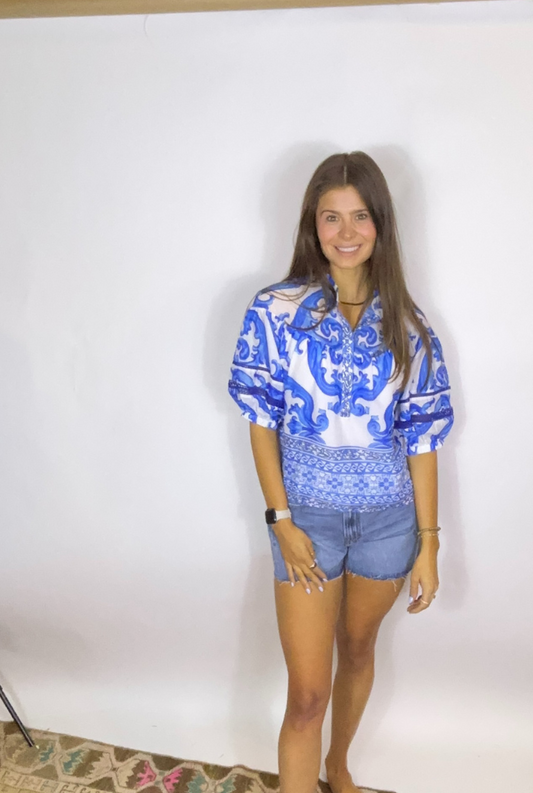 Blue Wave Top