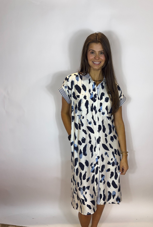 Cheeta Pocket Dress