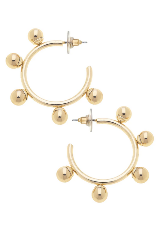 Allison Ball Bead Hoops