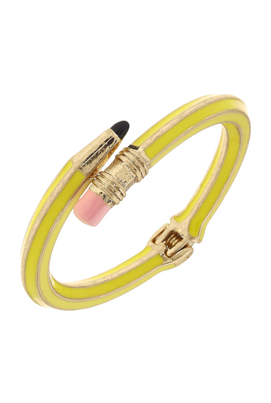 #2 Pencil Enamel Hinge Bangle