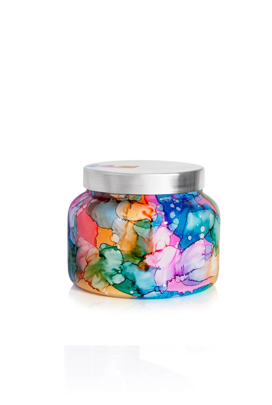 Volcano Rainbow Watercolor Jumbo Candle, 48 oz
