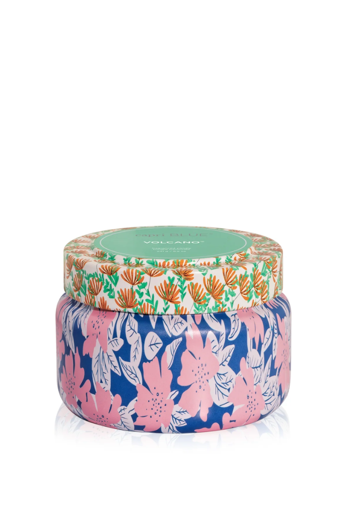 Volcano Pattern Play Printed Travel Tin Candle 8.5 oz