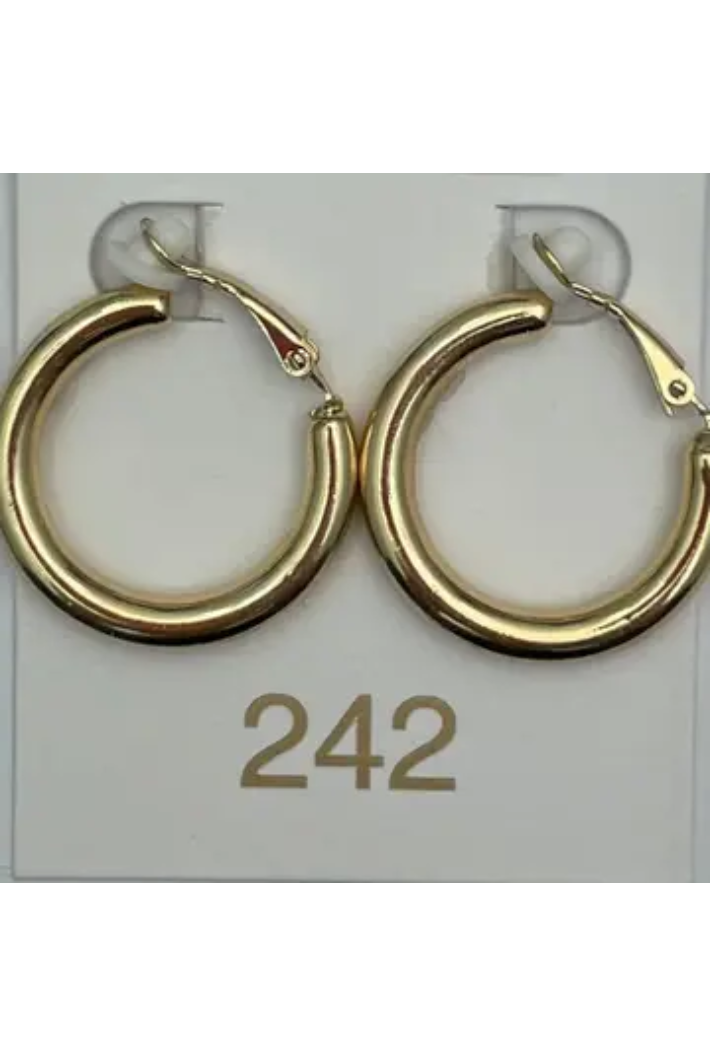 Clip-On Classic Hoop