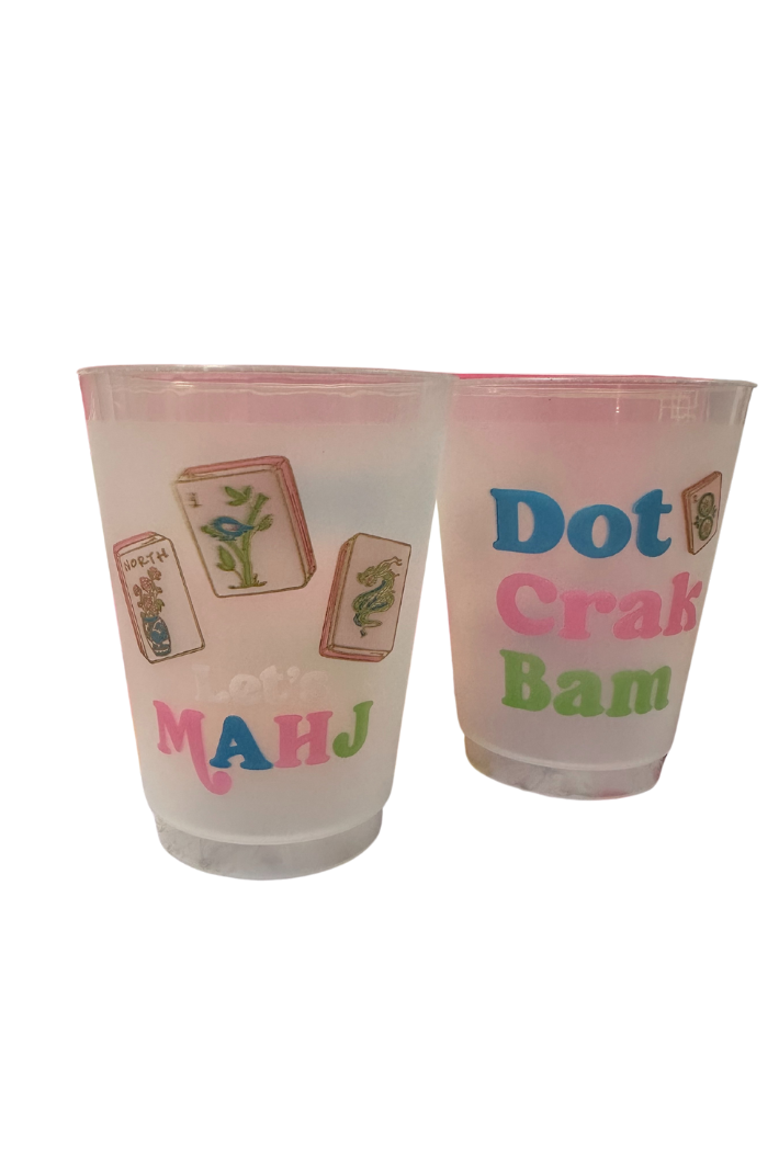 Mahjong Double Sided Cups