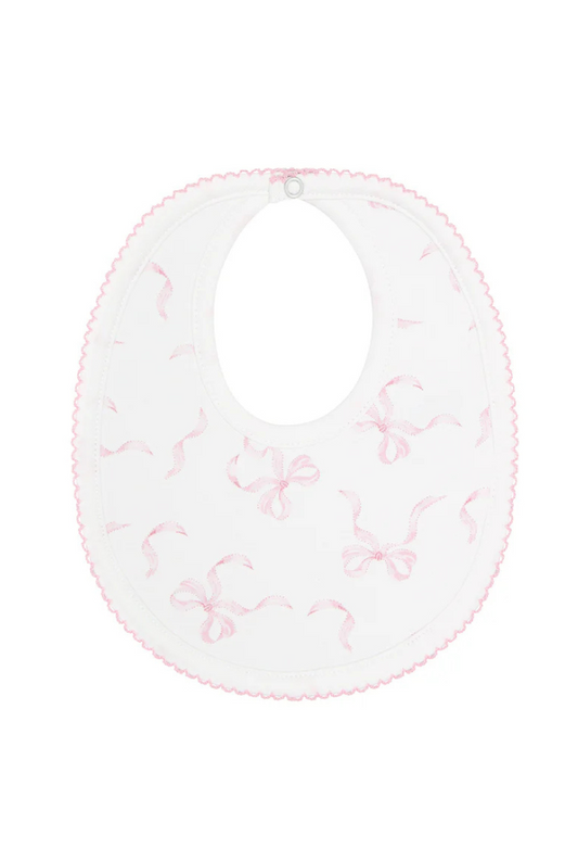 Charming Bow Print Bib