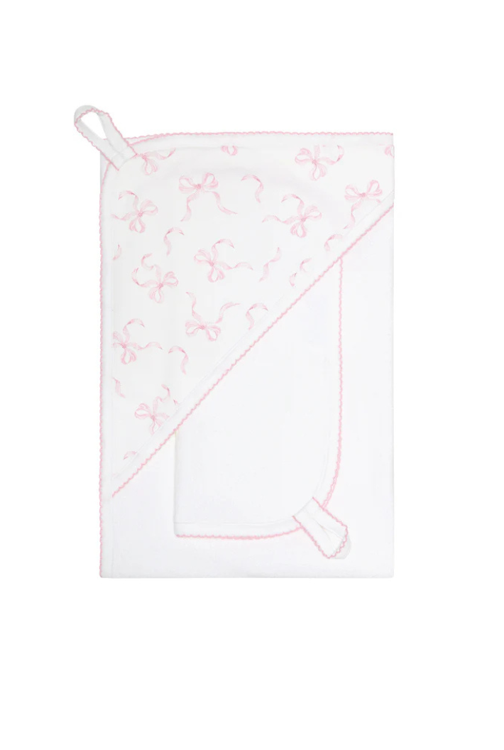 Charming Bows Hooded Towel