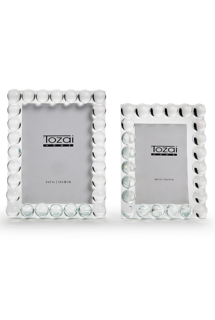 Bubble Crystal Glass Photo Frame