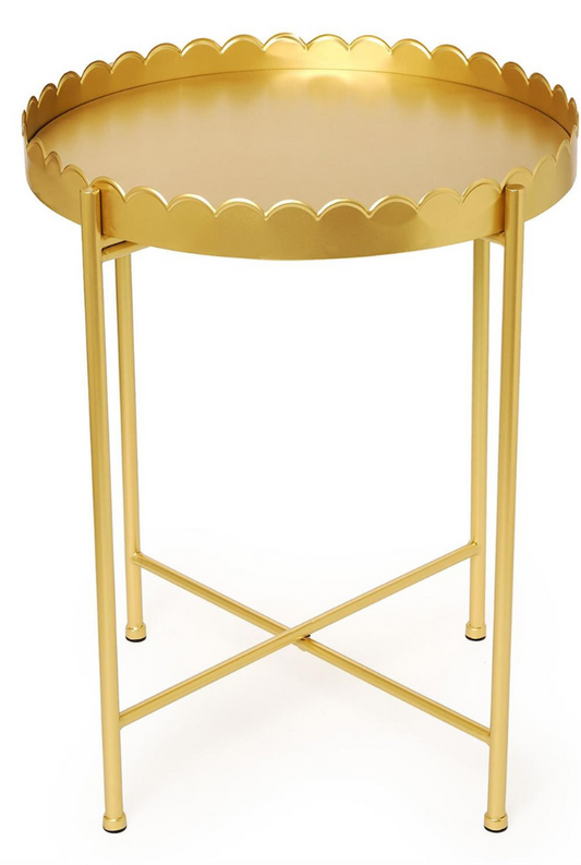 Gold Scallop Table