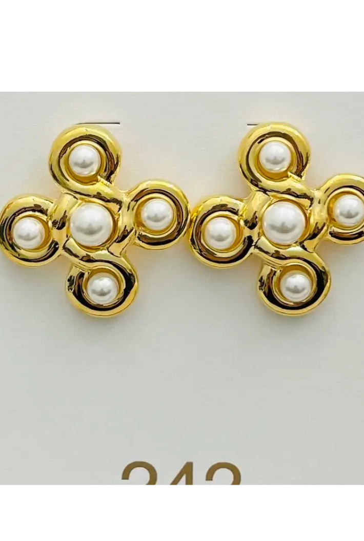 Golden Celtic Knot Earrings