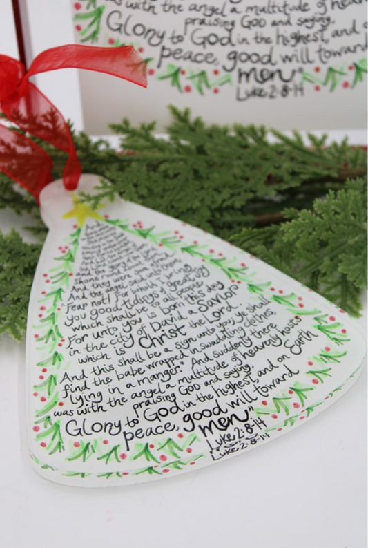 Luke 2:8-14 Ornament