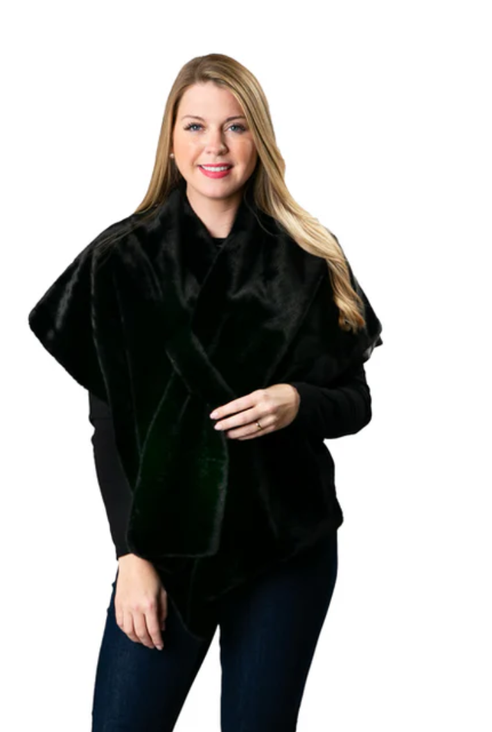 Katie Faux Fur Wrap