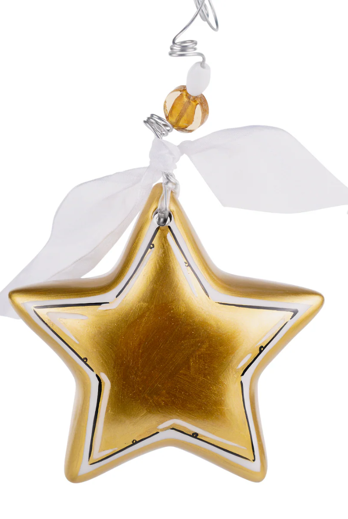 Gold Star Ornament