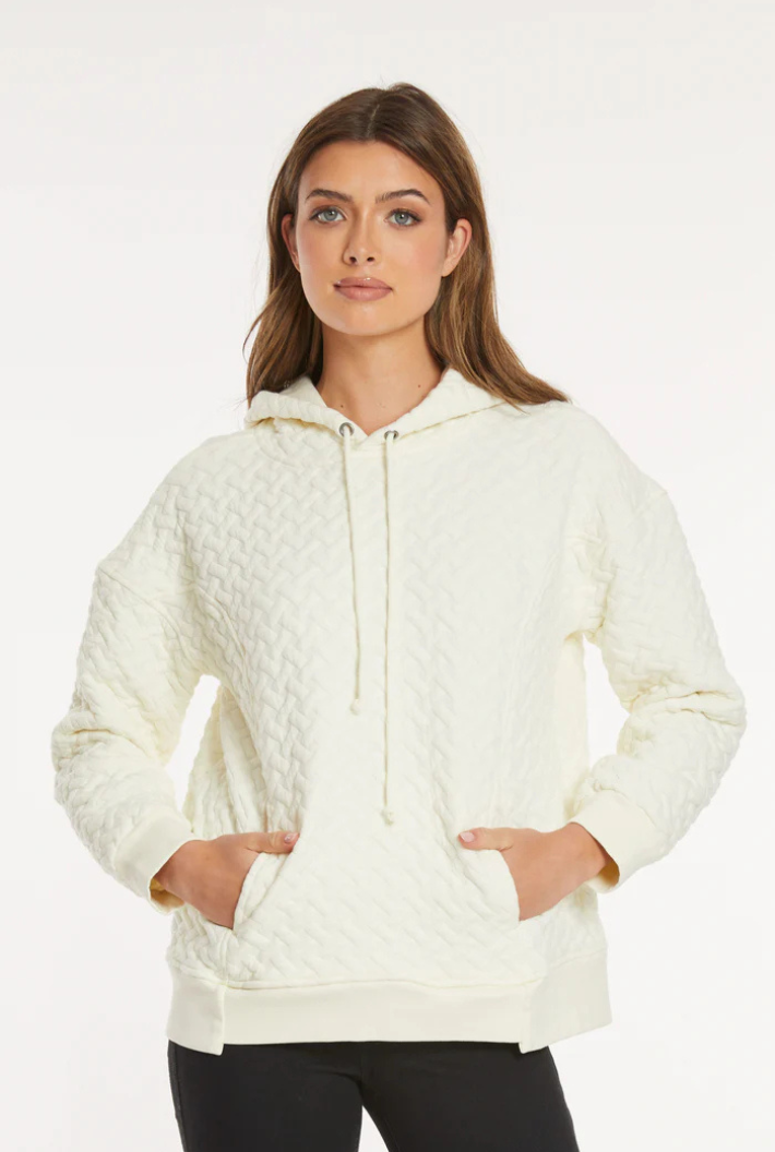 Quilted Oversized Hoodie