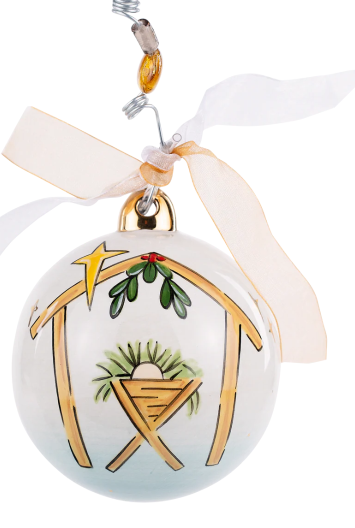 Peace on Earth Nativity Ornament
