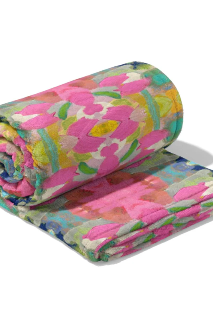 Pink Paradise Fleece Blanket