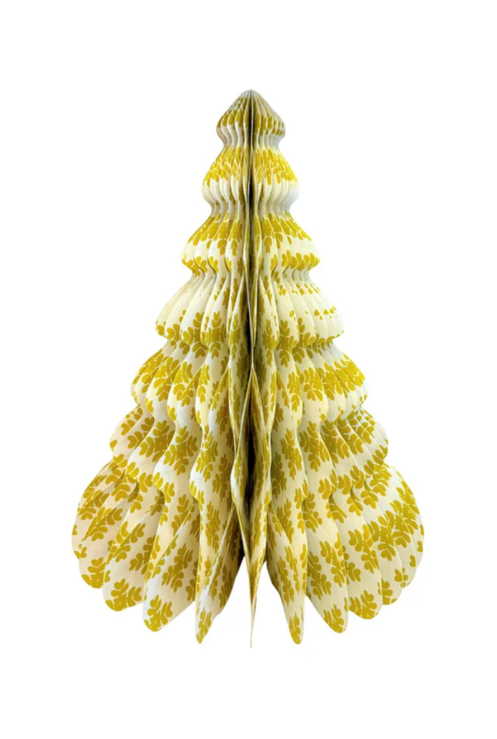 Brushstrokes Honeycomb Christmas Tree