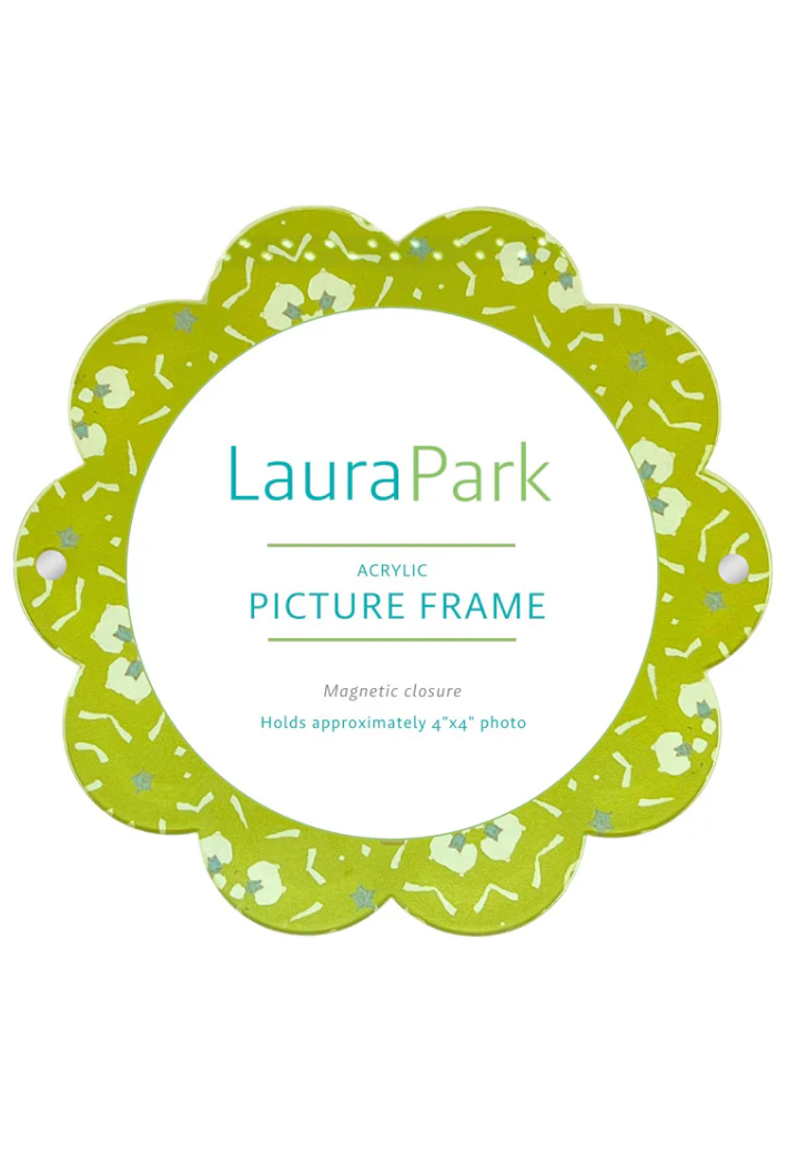 Dorset Garden Green Acrylic Round Picture Frame