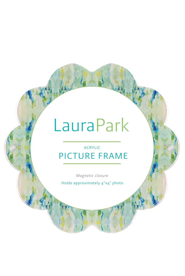 Wintergreen Acrylic Round Picture Frame
