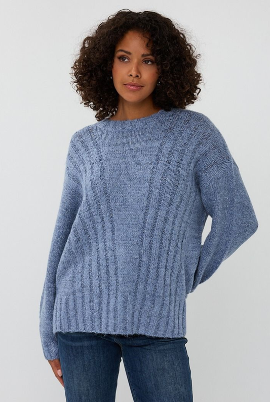 Fellin' Blue Sweater