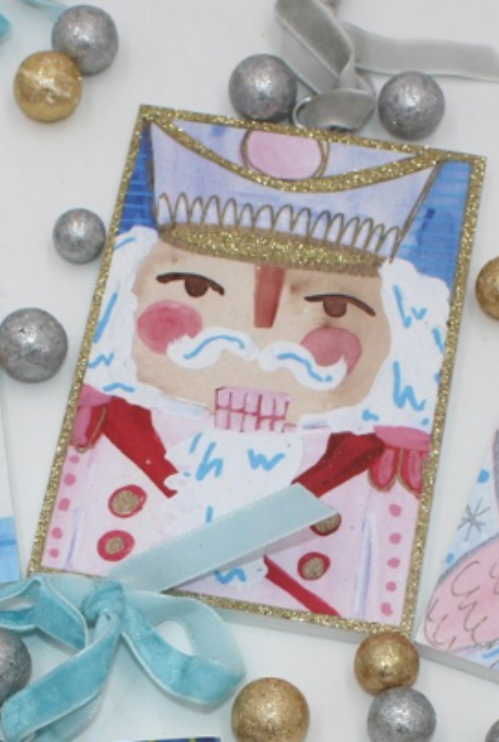 Nutcracker Glitter Ornaments