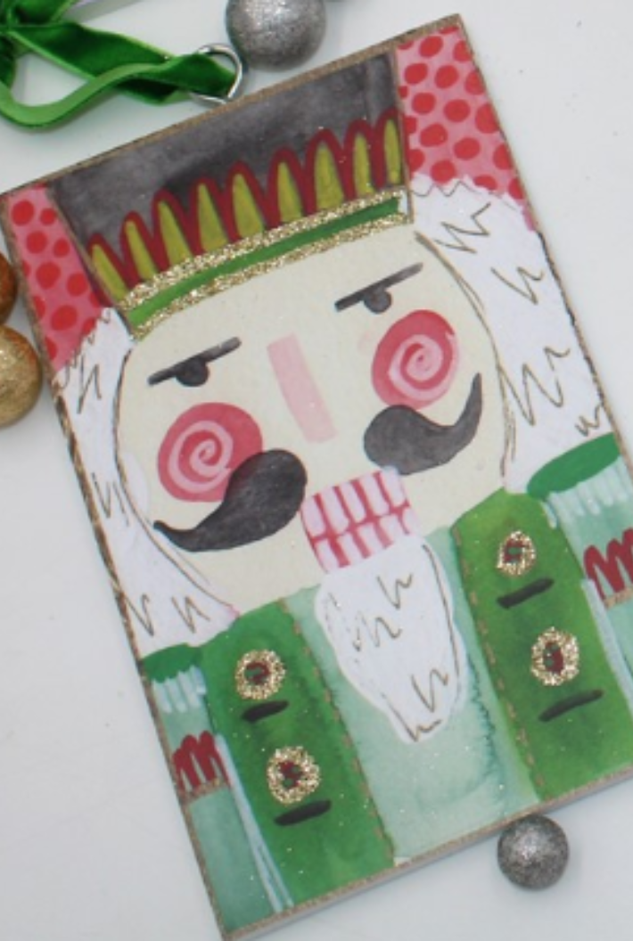 Nutcracker Glitter Ornaments