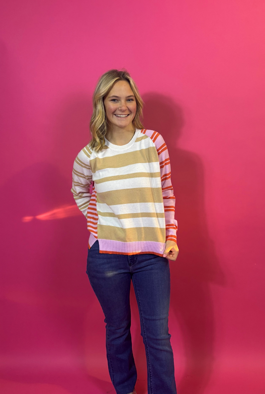 Crazy Stripe Sweater