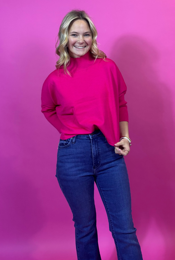 Aja Ortho Fuchsia Top