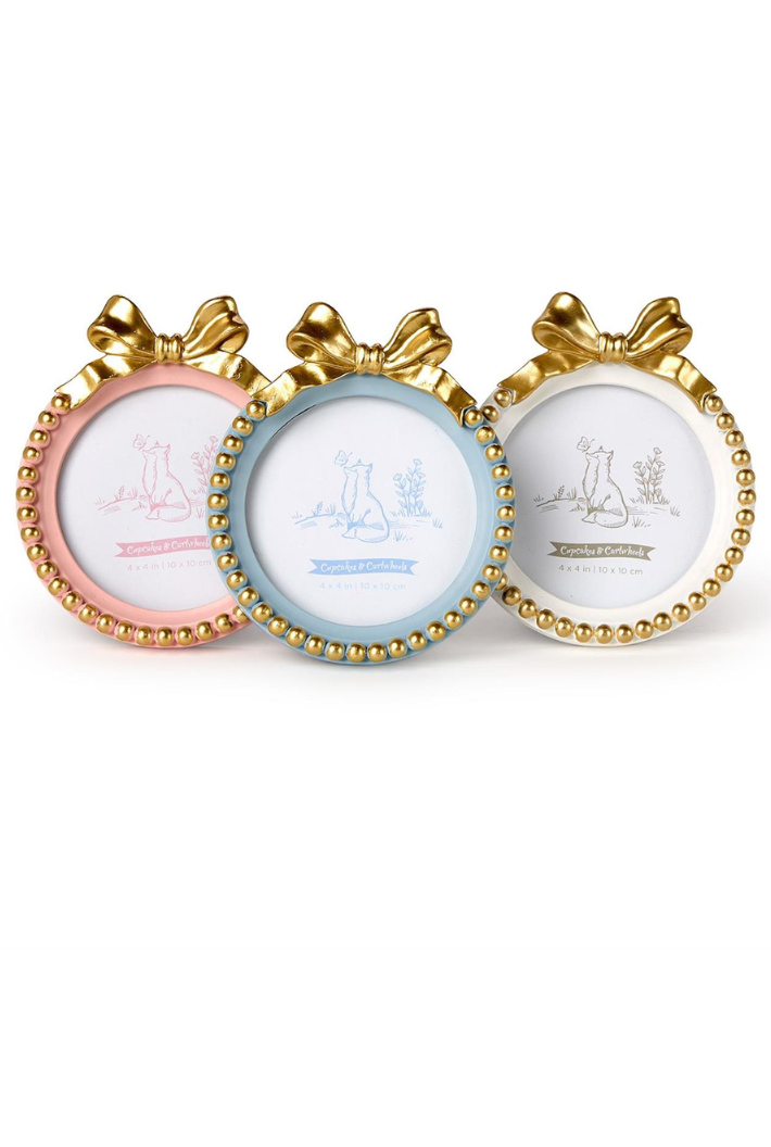 Golden Bow Photo Frame