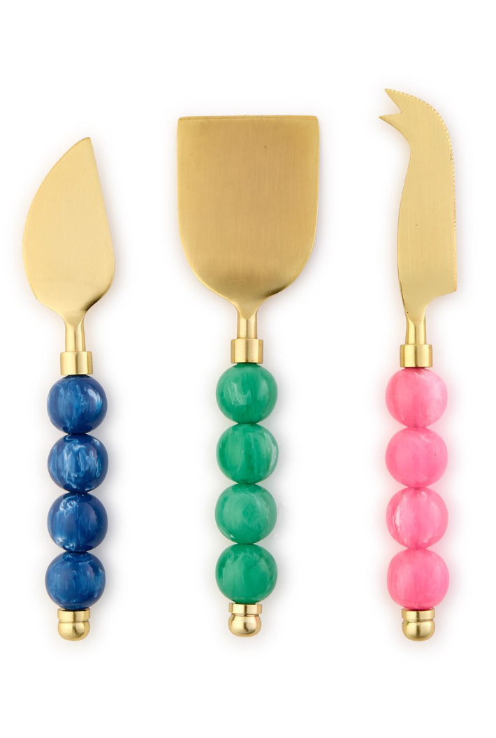 Color Pop Cheese Knives in Gift Box