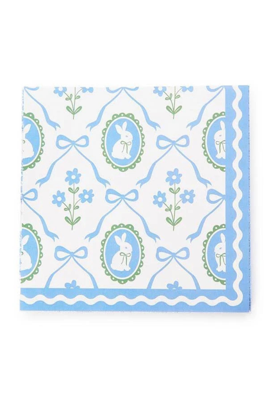 Bunnies And Bows Cocktail Napkins
